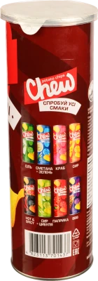Чіпси Chew 160г бекон