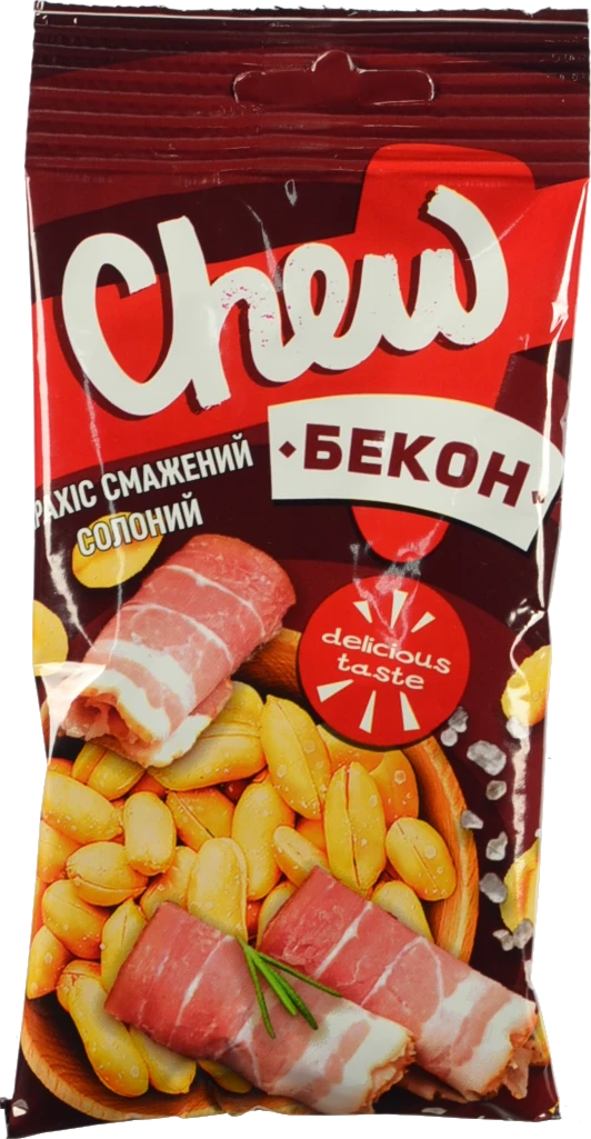 Арахіс Chew 60г бекон смажений солоний