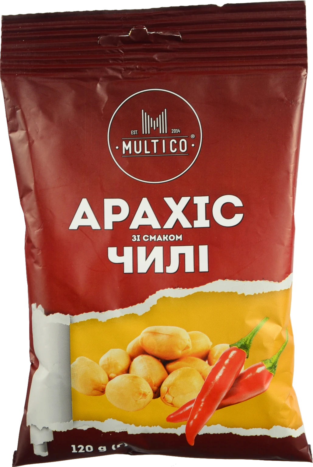 Арахіс Multico 120г смажений сіль чилі
