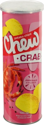 Чіпси Chew 100г краб тубус