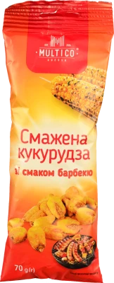 Кукурудза Multico 70г смажена солона смак барбекю