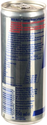 Напій енергетичний Red bull 0.25л