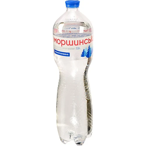 Вода мінеральна сильногазована Моршинська п/пл 1.5л