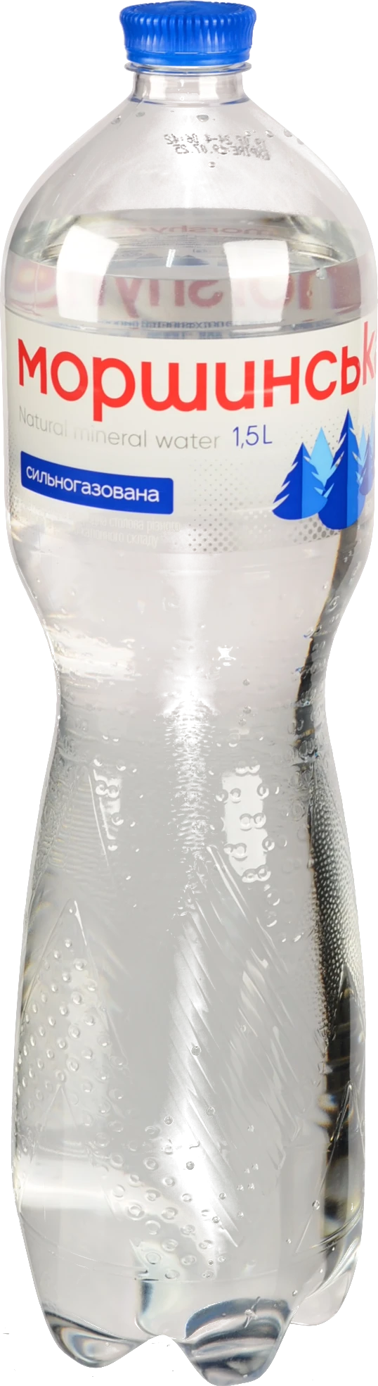 Вода мінеральна сильногазована Моршинська п/пл 1.5л