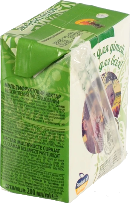 Нектар Наш сік 0.2л мультифрукт