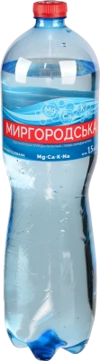 Вода мінеральна сильногазована Миргородська п/пл 1.5л