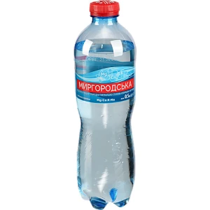 Вода мінеральна сильногазована Миргородська п/пл 0.5л