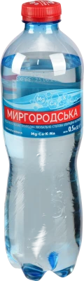 Вода мінеральна сильногазована Миргородська п/пл 0.5л