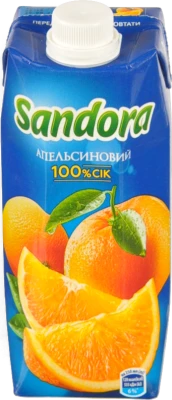 Сік Сандора 0.5л апельсин неосвітлений