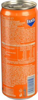 Напій Fanta 0.33л апельсин з/б