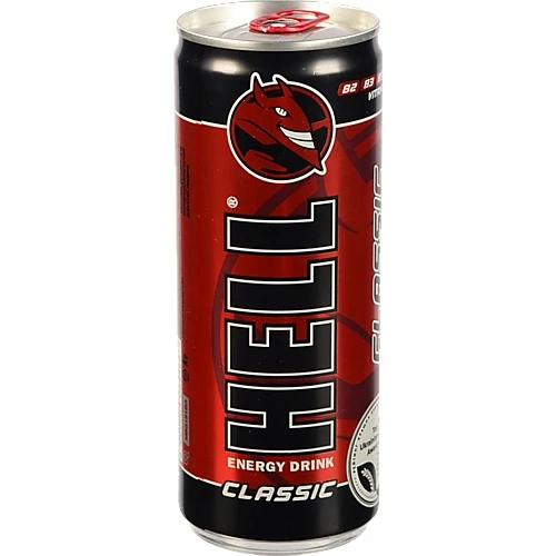 Напій енергетичний безалкогольний газований Classic Hell з/б 250мл