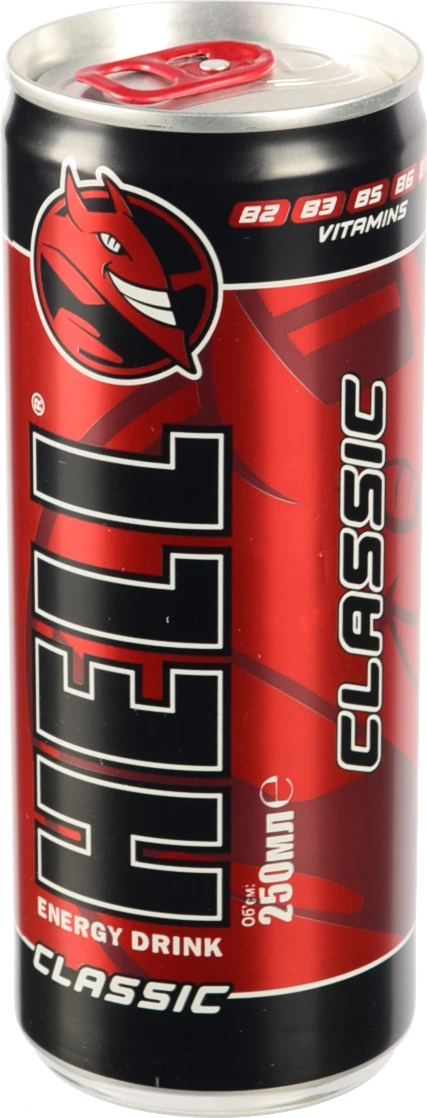 Напій енергетичний безалкогольний газований Classic Hell з/б 250мл