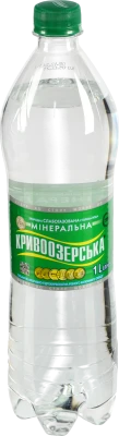 Вода мінеральна природна столова слабогазована Кривоозерська 1л