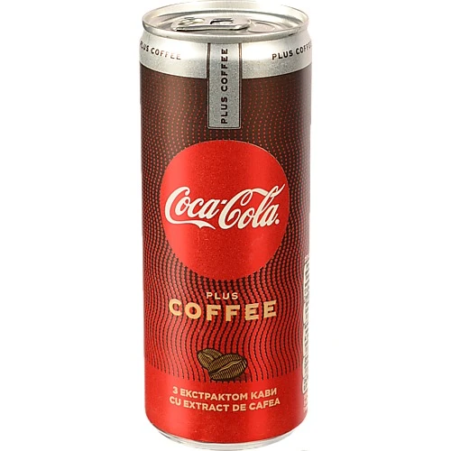 Напій безалкогольний сильногазований Plus Coffee Coca-Cola 250мл
