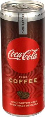 Напій безалкогольний сильногазований Plus Coffee Coca-Cola 250мл