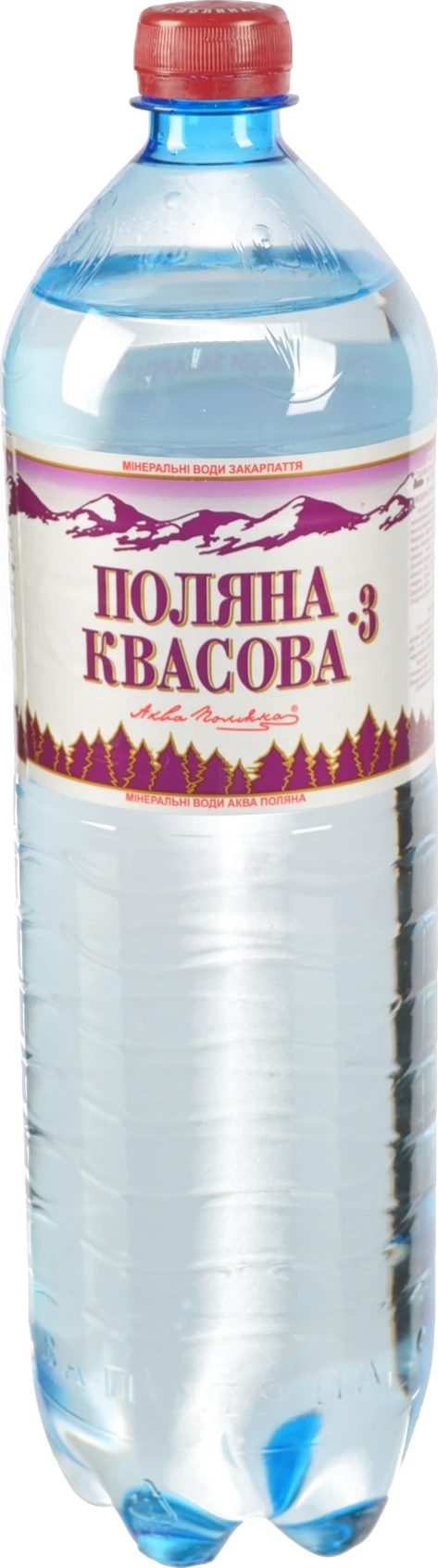 Вода мінеральна сильногазована Поляна Квасова-3 Аква Поляна п/пл 1.5л