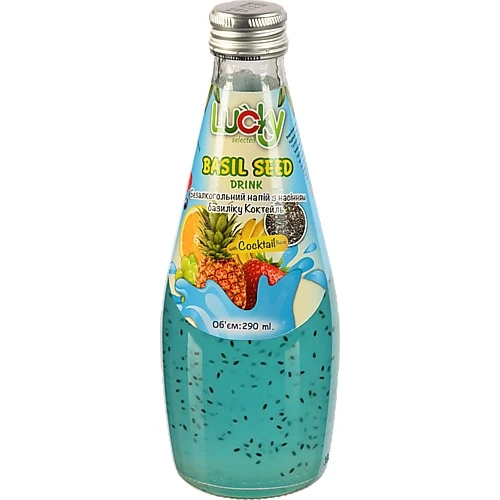 Напій Lucky 290мл тропічний коктейль з базиліком
