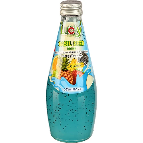 Напій Lucky 290мл тропічний коктейль з базиліком
