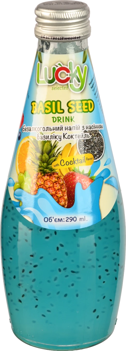 Напій Lucky 290мл тропічний коктейль з базиліком