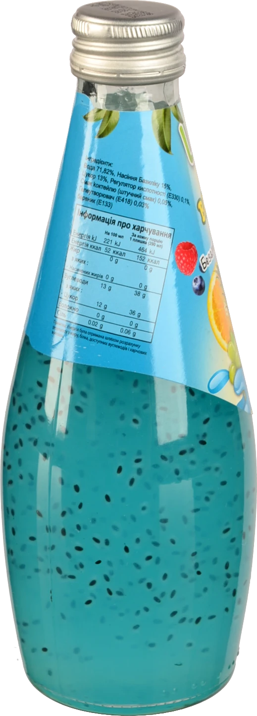 Напій Lucky 290мл тропічний коктейль з базиліком