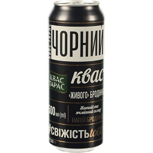 Чорний хлібний квас Тарас 500мл