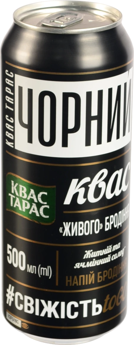 Чорний хлібний квас Тарас 500мл