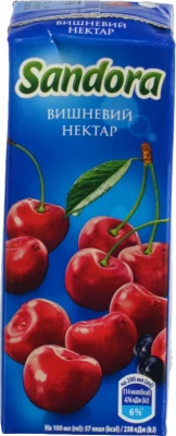 Нектар Сандора 0.2л вишневий освітлений