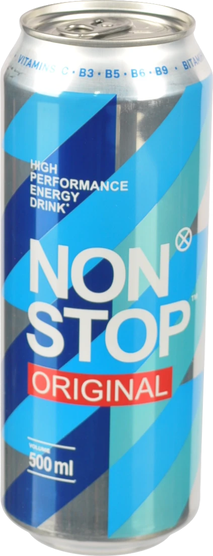 Напій безалкогольний енергетичний сильногазований Original Non Stop з/б 0.5л