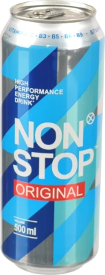 Напій безалкогольний енергетичний сильногазований Original Non Stop з/б 0.5л