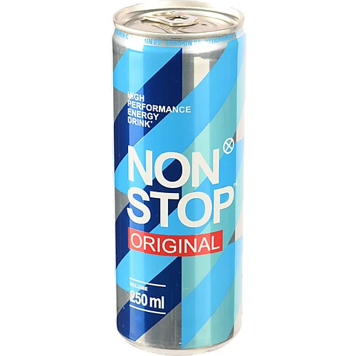 Напій енергетичний безалкогольний сильногазований Original Non Stop з/б 250мл