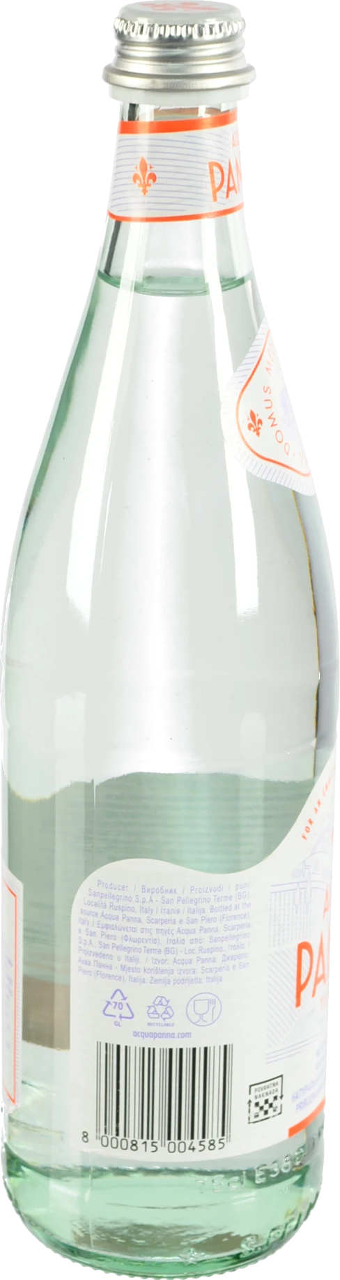 Вода Аква Панна 0.75л негазированная