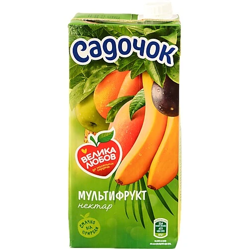 Нектар Садочок 0.95л мультифрукт
