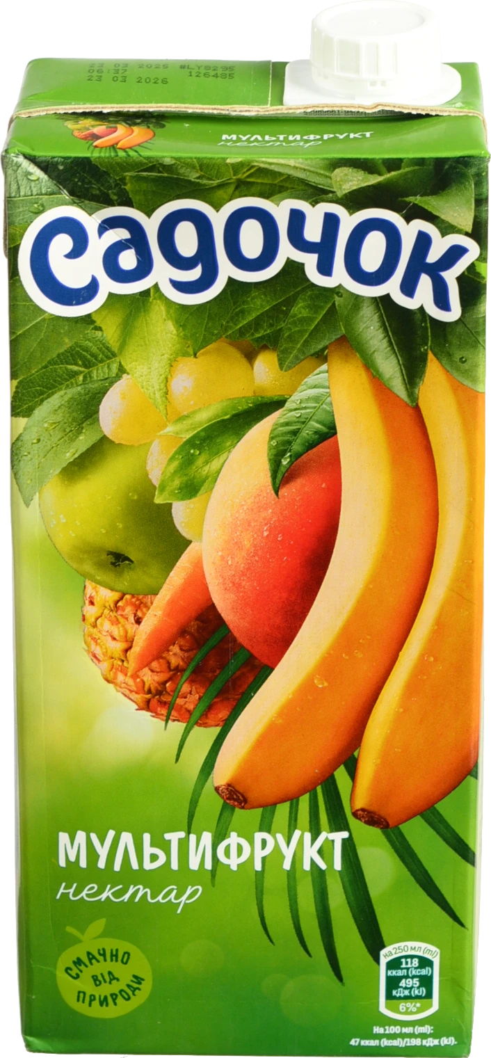 Нектар Садочок 0.95л мультифрукт