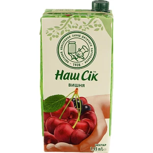 Нектар вишневий Наш сік 1.93л