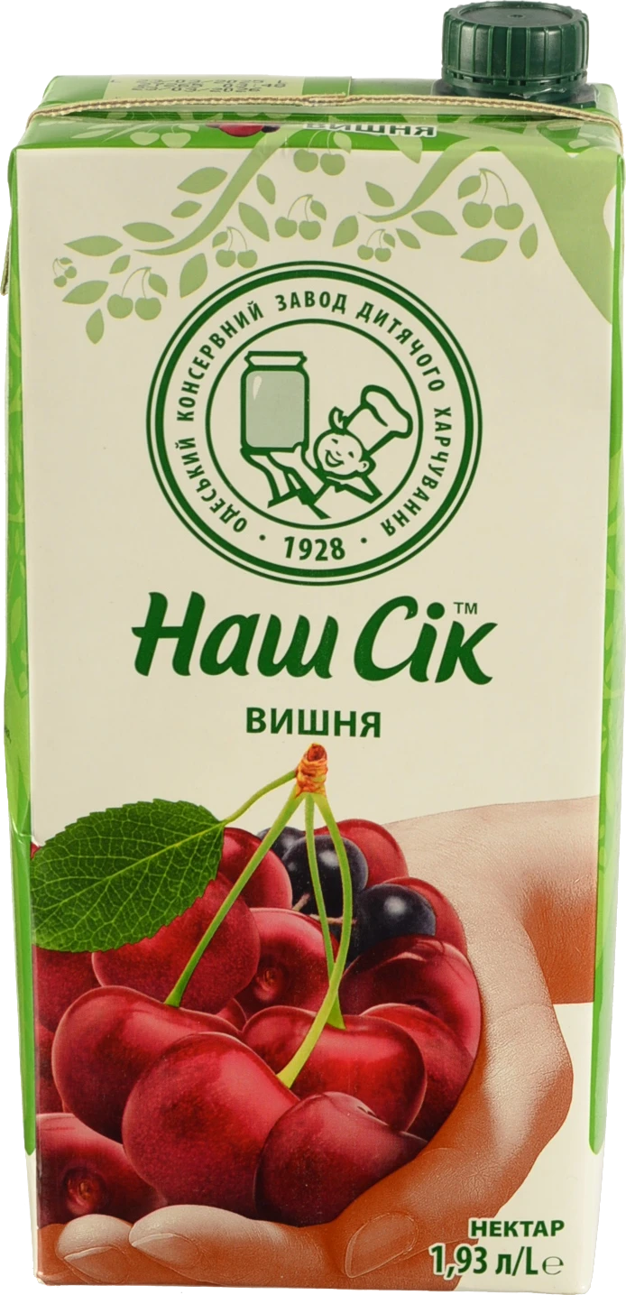 Нектар вишневий Наш сік 1.93л
