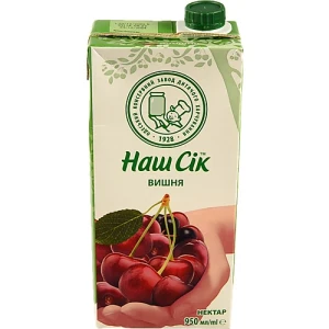 Нектар Вишня Наш сік 0.95л