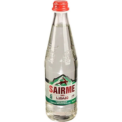 Вода мінеральна газована Sairme с/пл 0.5л