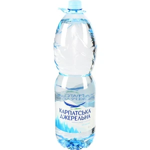 Вода мінеральна негазована Карпатська Джерельна п/пл 2л