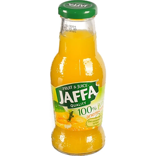 Сік апельсиновий Jaffa скляна пляшка 0.25л купити в Одесі за