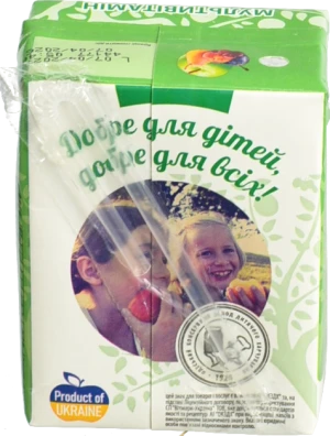 Сік мультивітамінний з м'якоттю Наш сік т/п 0.2л