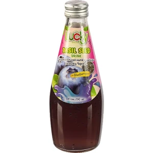 Напій Lucky 290мл чорниця насіння базиліка