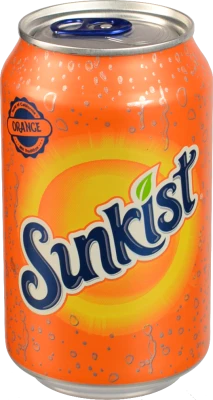 Напій Sunkist 0.33л апельсин безалкогольний газований з.б