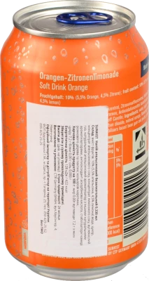 Напій Sunkist 0.33л апельсин безалкогольний газований з.б