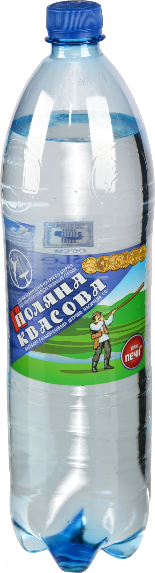 Вода мінеральна сильногазована Поляна Квасова п/пл 1.5л