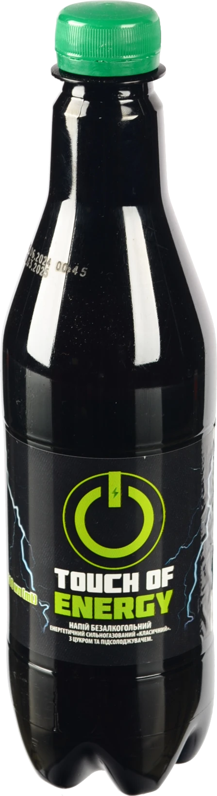 Напій енергетичний Touch of energy 0.5л класичний с.г
