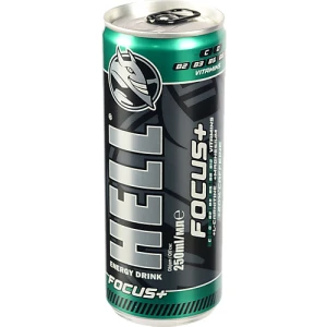 Напій енергетичний безалкогольний газований Strong Focus Hell з/б 250мл