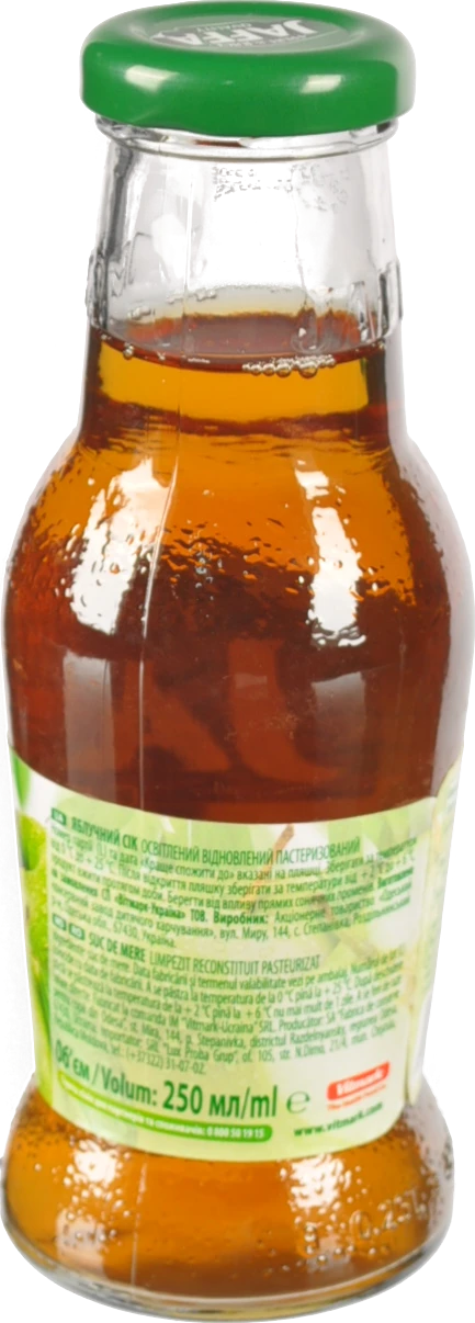 Сік яблучний освітлений Jaffa скляна пляшка 0.25л