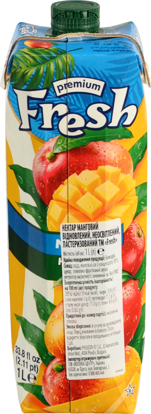 Нектар Fresh 1л манго
