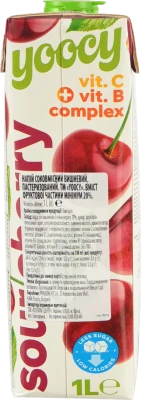 Напій Yoocy Вишня+вит.С-віт.В комплекс 1 л