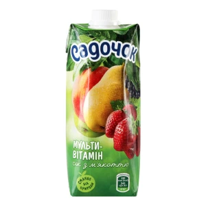 Нектар з м'якоттю Мультивітамін Садочок 500мл